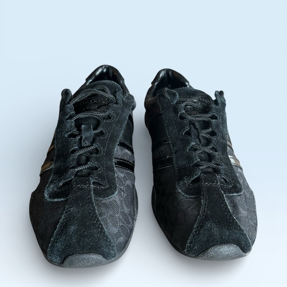 Coach Black Remonna Signature Sneakers - Picture 2 of 8